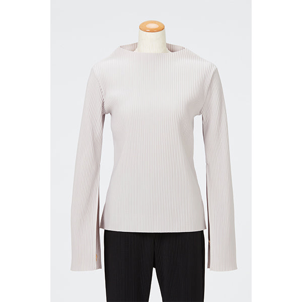 Flare Sleeve Pleats Tops / Khaki