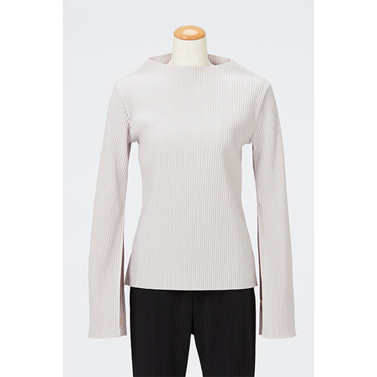 Flare Sleeve Pleats Tops / Khaki