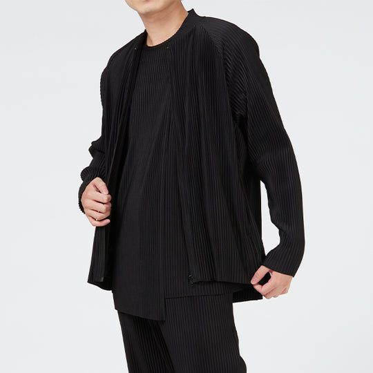 Pleats Blouson / Black