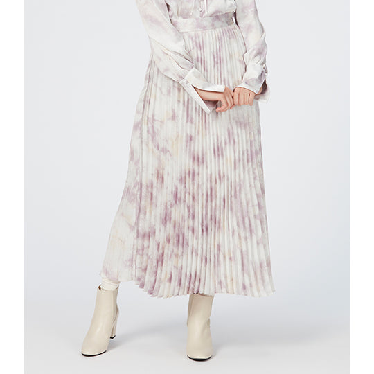 Pleats Skirt / Inspired by Flow / Pink