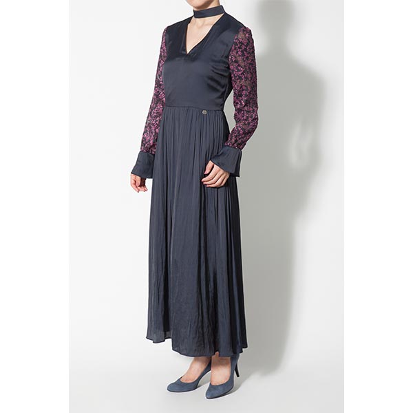 FLOWER SLEEVE DRESS