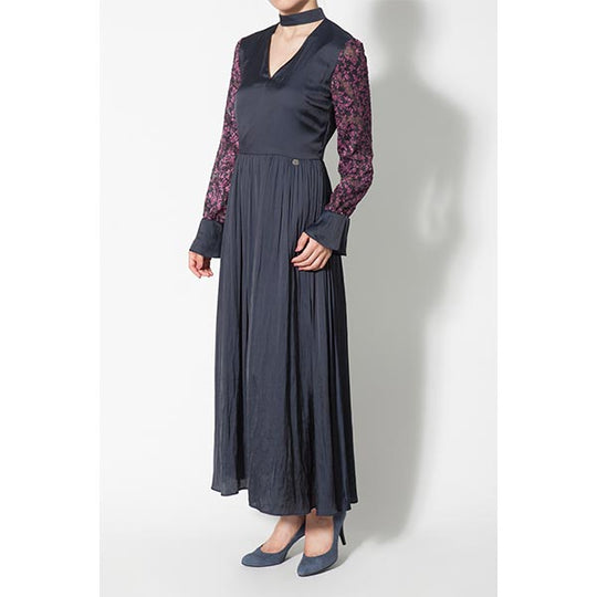 FLOWER SLEEVE DRESS