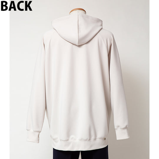Smooth Stretch Hoodie/Ivory