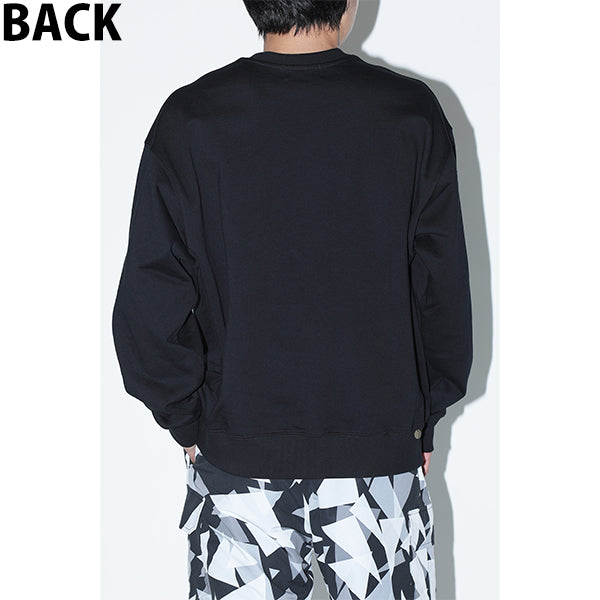 Embossed Logo Pullover / Black