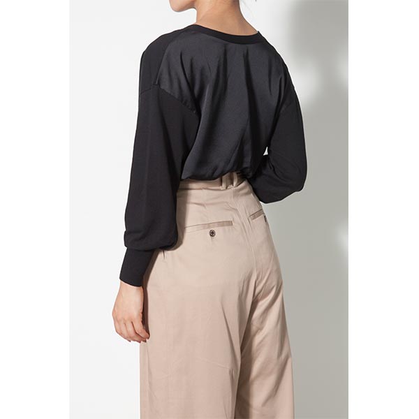 TUCK WIDE CHINO PANTS