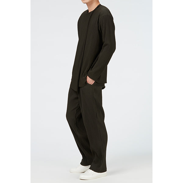 Pleats Pants (Men's) / Khaki