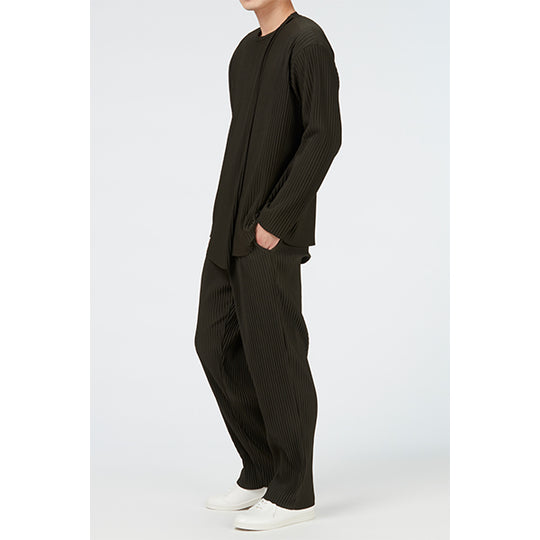 Pleats Pants (Men's) / Khaki
