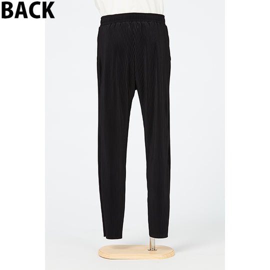 Pleats Pants (Men's) / Black