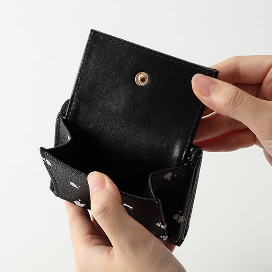 P-DOT MINI WALLET/Black