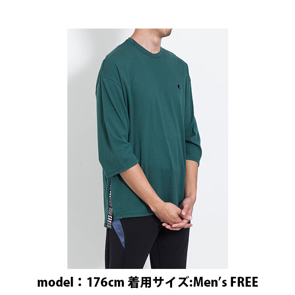 SIDE PRINT TAPE TEE/Green