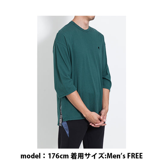 SIDE PRINT TAPE TEE/Green