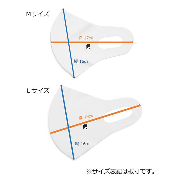 Perfume Closet×SAQULAI P-dot Mask/White