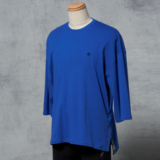 SIDE PRINT TAPE TEE/Blue