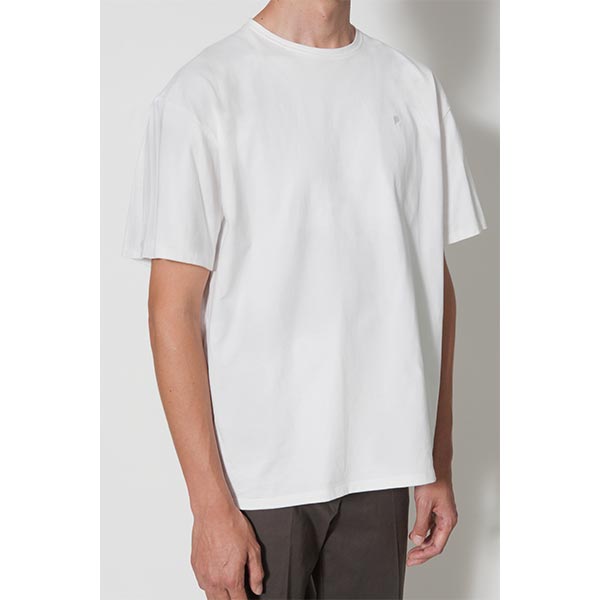 PLEATS SLEEVE TEE/BLACK