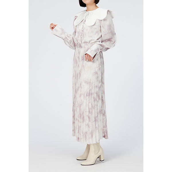 Attached Collar Blouse /  Inspired by Flow / Pink
