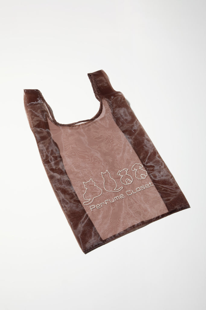 naotte × Perfume Closet SHEER BAG / チョコレイト