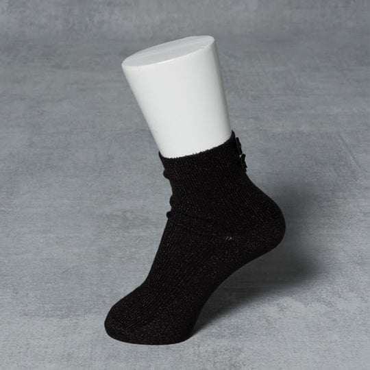 ONE POINT SOCKS-RIBBON/White