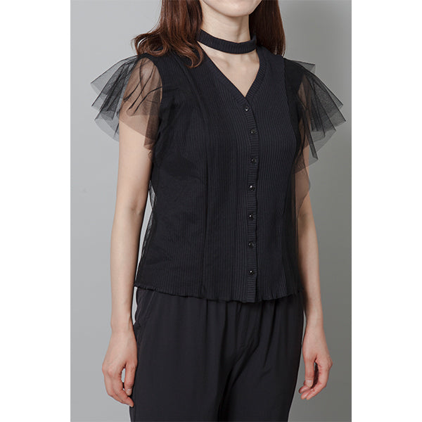 TULLE RIB TOPS