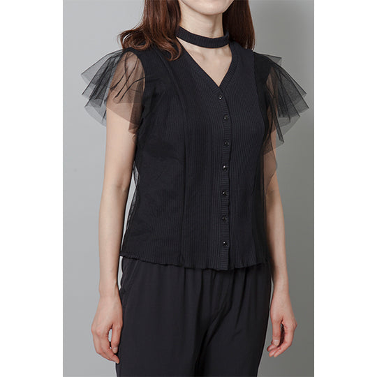 TULLE RIB TOPS
