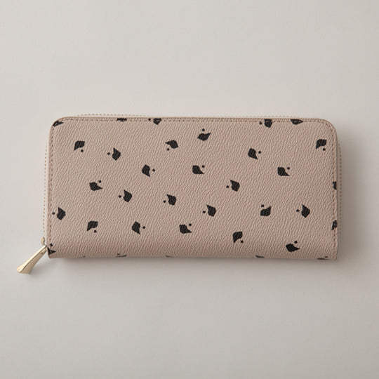P-DOT LONG WALLET/BEIGE