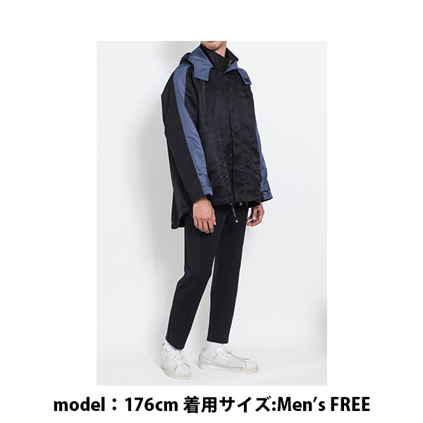 COLOR BLOCK NYLON JACKET(WATER-REPELLENT)