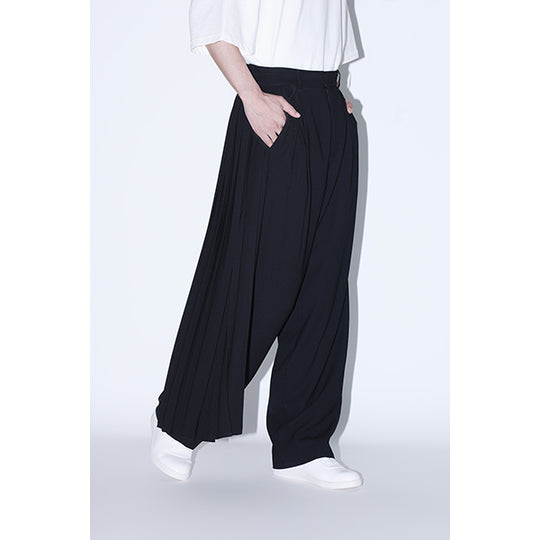2way Layered Skirt Pants /Inspired by ネビュラロマンス /Green