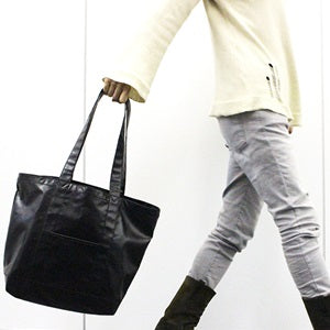 FAKE LEATHER TOTE　BAG