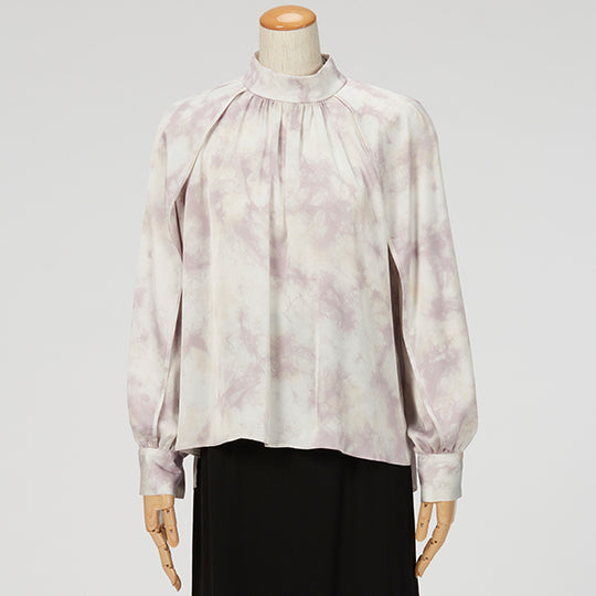 Layered Sleeve Blouse / Inspired by Flow / Pink