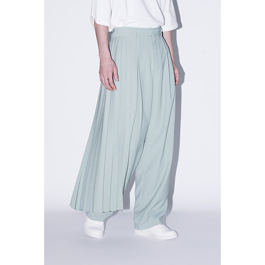 2way Layered Skirt Pants /Inspired by ネビュラロマンス /Black