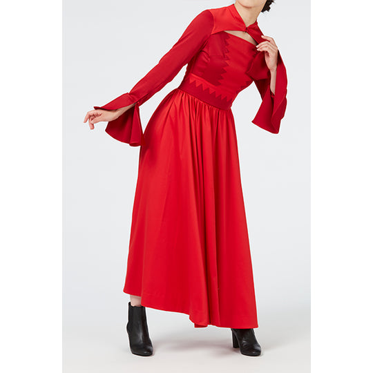 Flare Dress / Inspired by Spinning World / Red