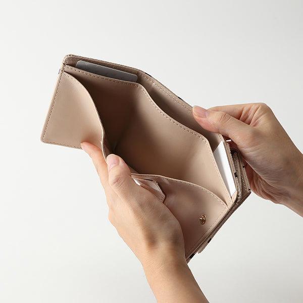 P-DOT MINI WALLET/Black