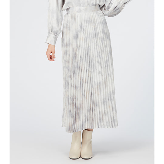 Pleats Skirt / Inspired by Flow / Gray