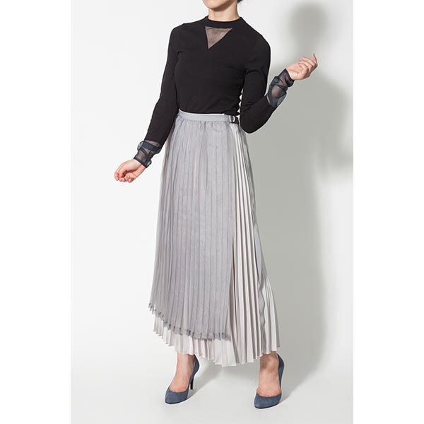 2WAY PLEATS SKIRT