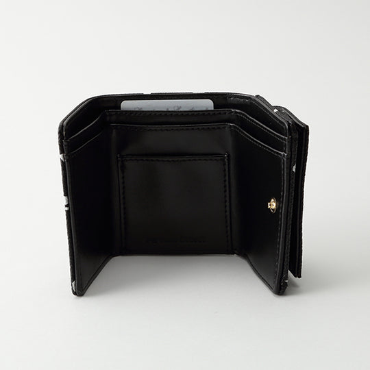 P-DOT MINI WALLET/Black