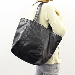 FAKE LEATHER TOTE　BAG