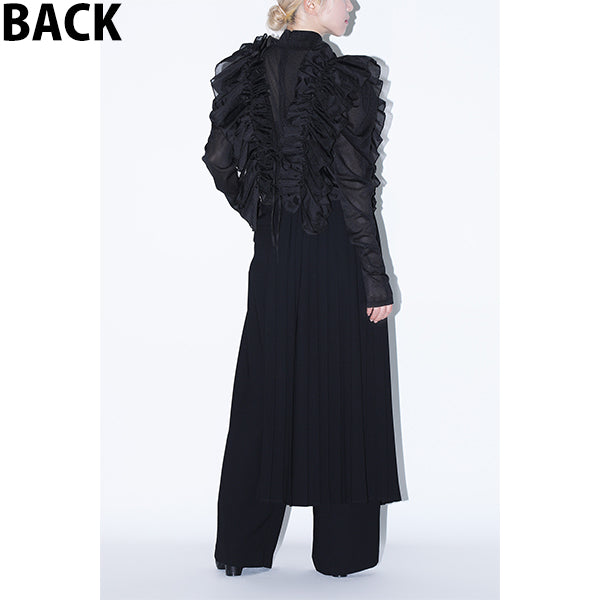 Layered Skirt Pants /Inspired by ネビュラロマンス /Green