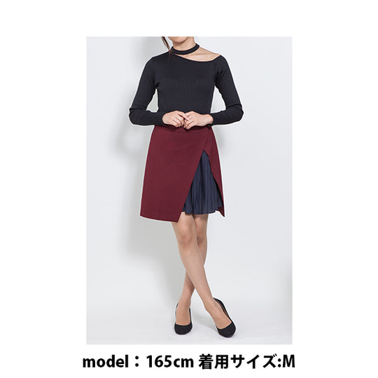 LAYERED PLEAT SKIRT