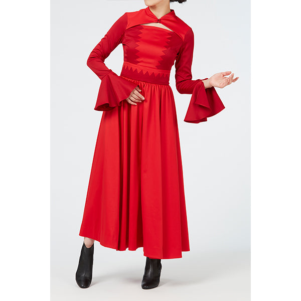 Flare Dress / Inspired by Spinning World / Red