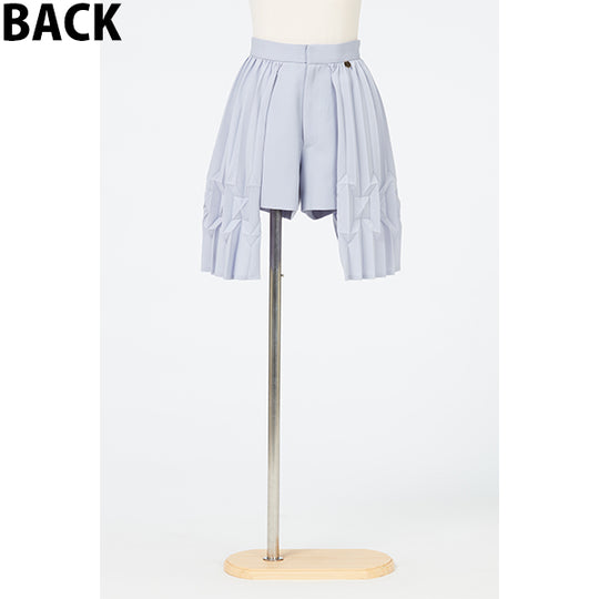 Layered  Pleats Short Pants / Inspired by Future Pop
