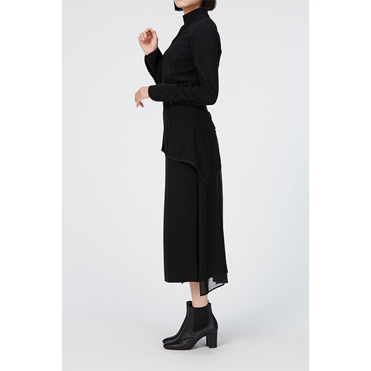 2Way Long Skirt / Inspired by Cling Cling / Black