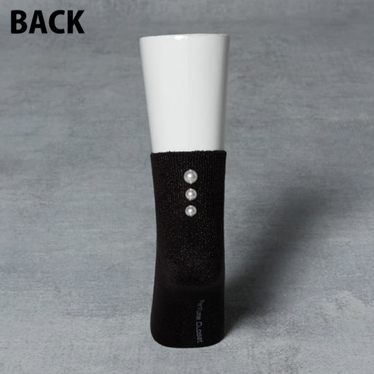 ONE POINT SOCKS-PEARL/White