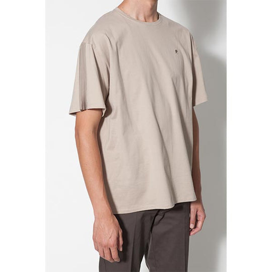 PLEATS SLEEVE TEE/WHITE