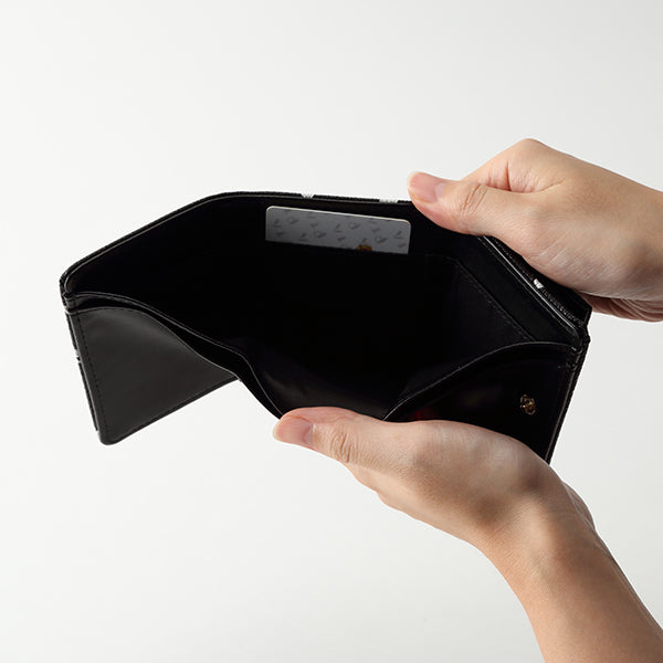 P-DOT MINI WALLET/Black