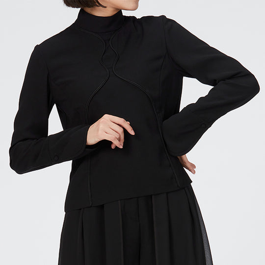 Back Zip Blouse(Flare Cuffs)  / Inspired by Cling Cling