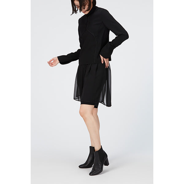 Back Zip Blouse(Flare Cuffs)  / Inspired by Cling Cling