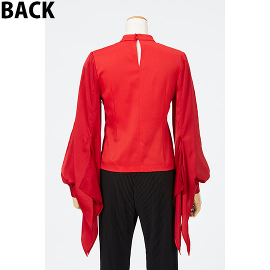 Slit Sleeve Blouse / Inspired by Spinning World / Black