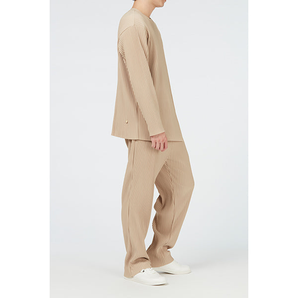 Pleats Pants (Men's) / Khaki