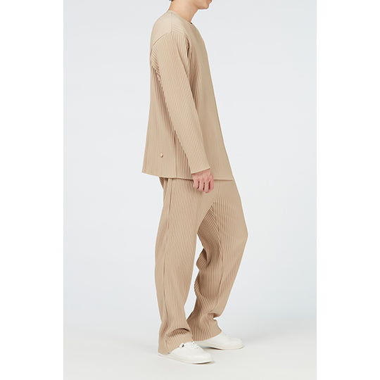 Pleats Pants (Men's) / Khaki