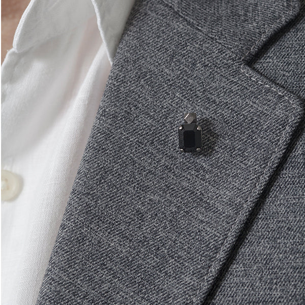 PIN BROOCH‐PERFUME BOTTLE（OCTAGON）