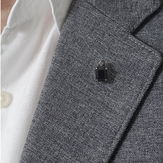PIN BROOCH‐PERFUME BOTTLE（OCTAGON）